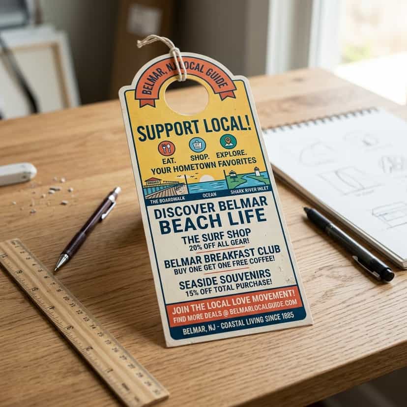 Door Hangers For Less providing Belmar, NJ Door Hanger Design & Print Shop services