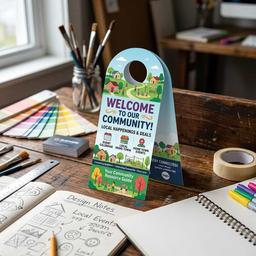 Door Hangers For Less providing South Plainfield, NJ Door Hanger Design & Print Shop services