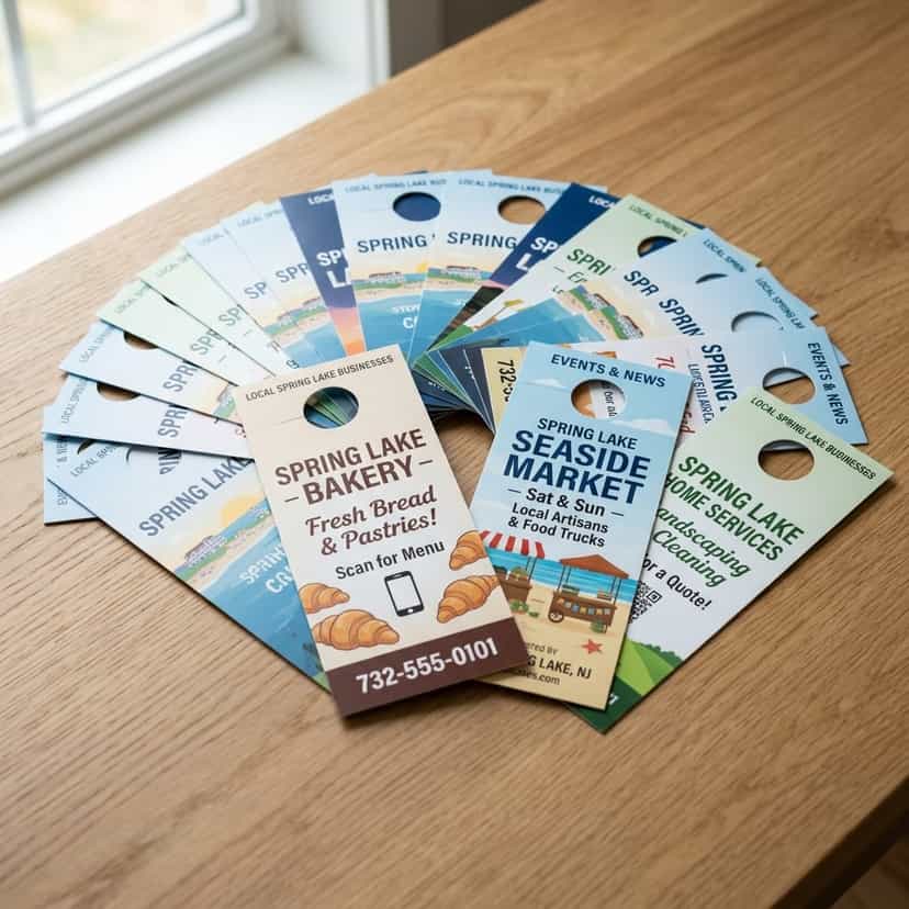 Door Hangers For Less providing Spring Lake, NJ Door Hanger Design & Print Shop services